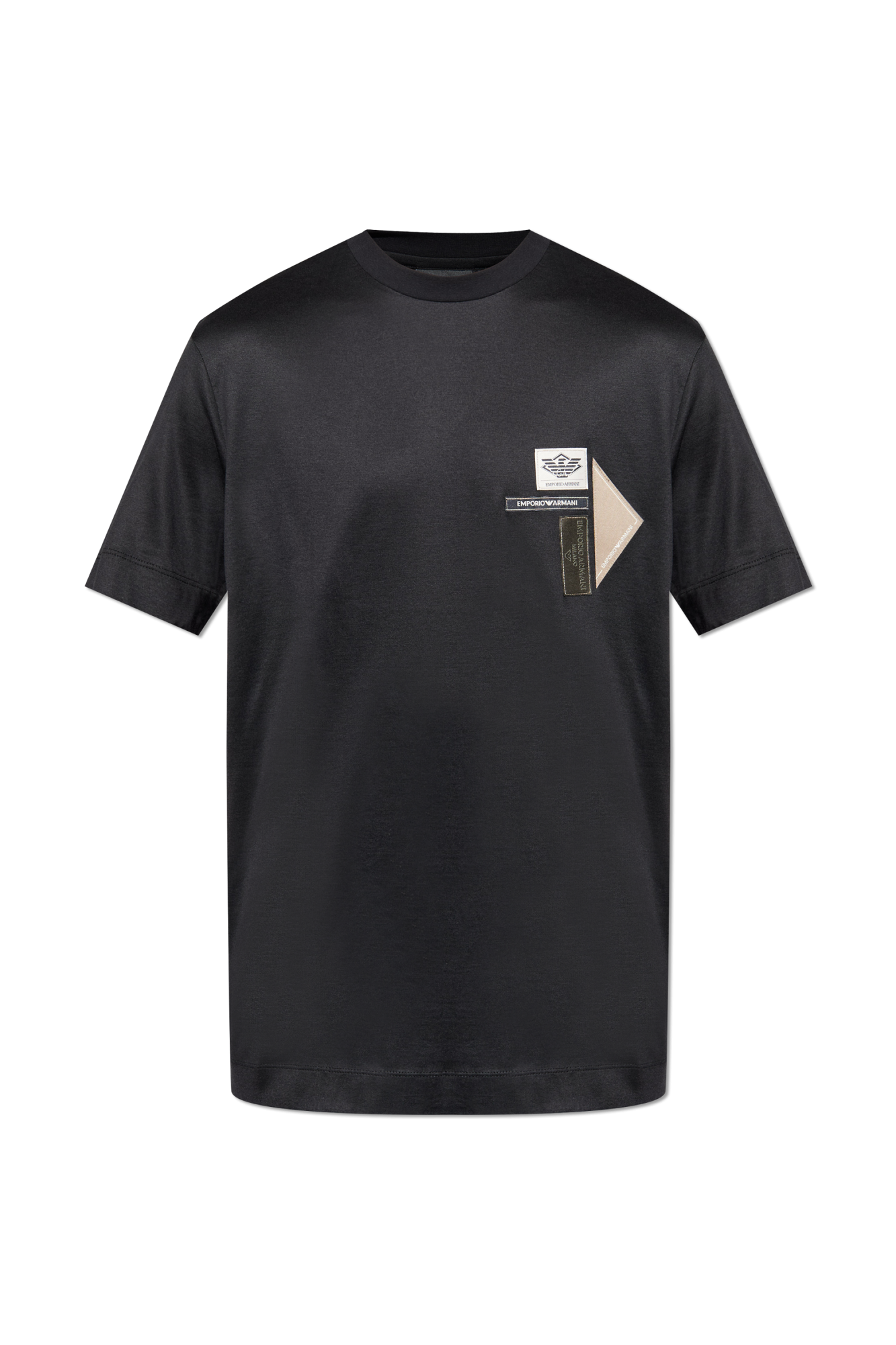 Black T-shirt with logo Emporio Armani - Vitkac AS